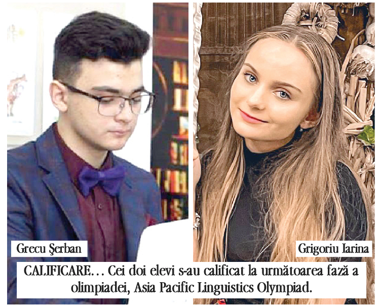 Doi elevi ai Liceului Kogãlniceanu, premiati la Olimpiada de