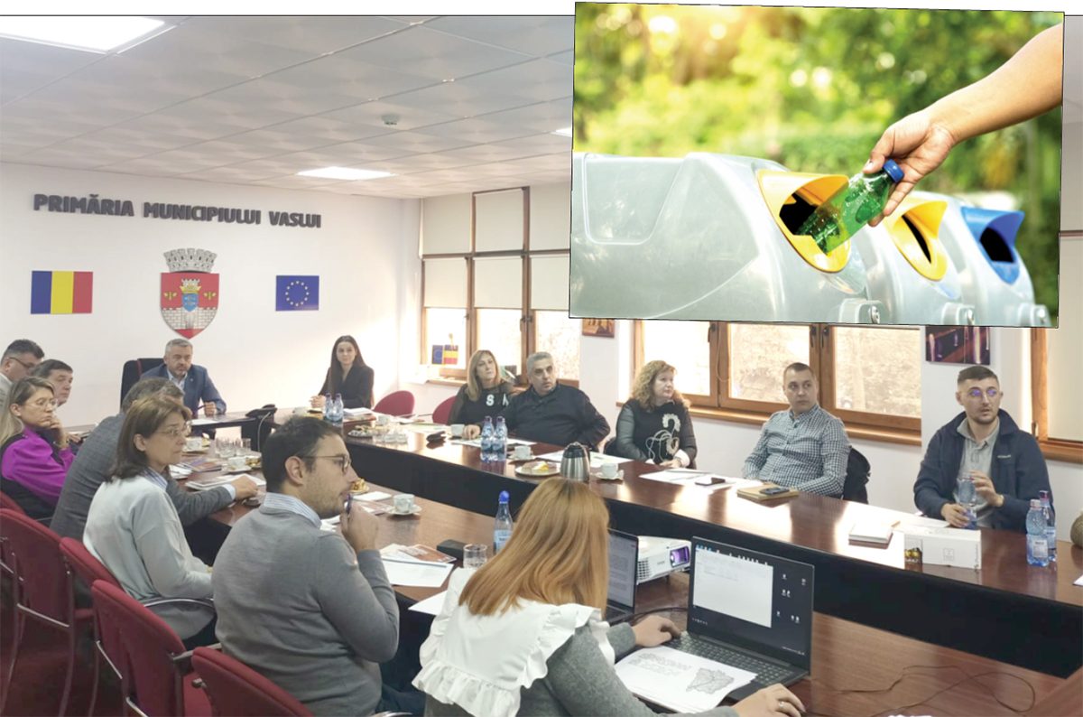 Reciclarea deșeurilor din municipiul Vaslui funcționează impecabil: o delegație din Grecia, impresionată de ce a găsit la noi! Oare așa o fi?
