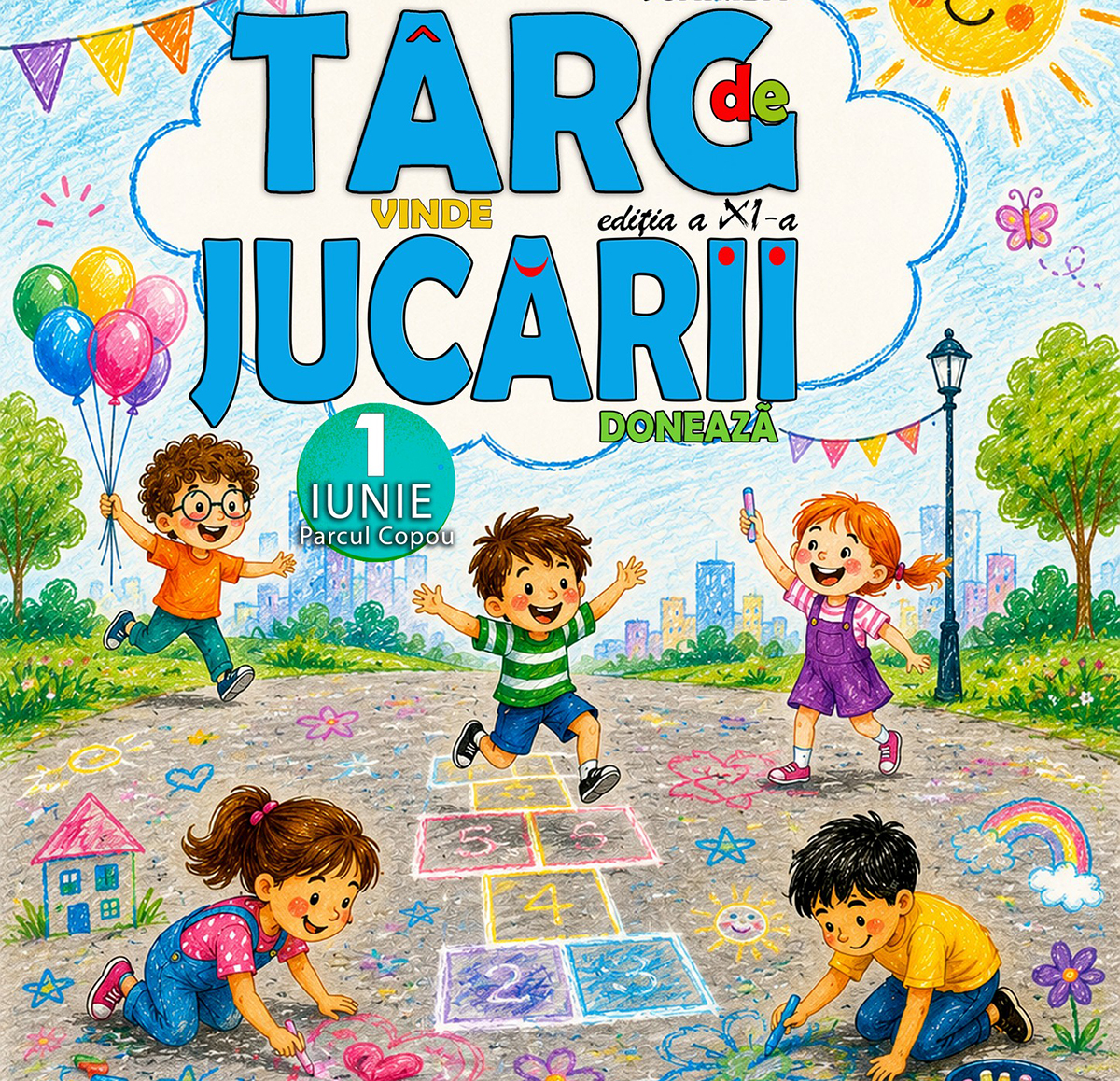 Târgul de Jucării, reprogramat pentru 6 iunie din cauza vremii nefavorabile